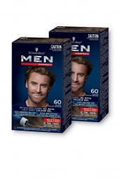 Schwarzkopf Men Perfect Erkek Saç Boyası 60 - Kahve 2 Adet - 2
