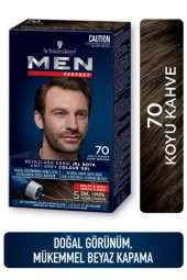 Schwarzkopf Men Perfect Erkek Saç Boyası 70 - Koyu Kahve 2 Adet - 5