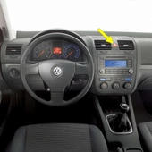 VW Jetta MK5 2006-2011 Kırmızı Üçgen Dörtlü Flaşör Düğmesi 1K0953509A - 1