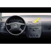 Skoda Fabia 1 2000-2008 Kırmızı Üçgen Dörtlü Flaşör Düğmesi 6Y0953235 - 1