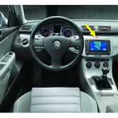 VW Passat B6 2006-2011 Kırmızı Üçgen Dörtlü Flaşör Düğmesi 3C0953509A - 1