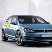 VW Golf 7 2013-2017 Sağ Yan Dış Dikiz Aynası Sinyal Lambası 5G0949102 thumbnail 1