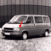 VW Transporter T4 1991-2003 Ön Sol Sinyal Lambası Beyaz 7D0953041F - 1