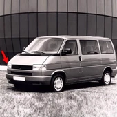 VW Transporter T4 1991-2003 Ön Sağ Sinyal Lambası Beyaz 7D0953042F - 1