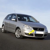 VW Polo 2005-2009 Ön Panjur Izgarası Siyah 6Q0853653E - 1
