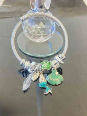 Aksesuar Çarşısı Istiridye Ve Deniz Kızı Tasarımlı Charm Bileklik thumbnail 3