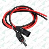 Mc4 Soketli (3m+3m) 6 Metre 4mm Güneş Paneli Hazır Solar Kablo Siyah Kırmızı - 4