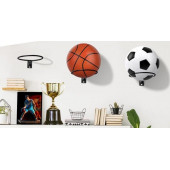 Basketbol Futbol Top Tutucu  Motosiklet Kaskı Çiçek Saksısı Duvar Rafı Top Tutucu Raf - 1
