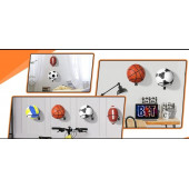 Basketbol Futbol Top Tutucu  Motosiklet Kaskı Çiçek Saksısı Duvar Rafı Top Tutucu Raf - 2