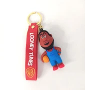 Space Jam Silikon Anahtarlık Çanta Süsü Oyuncak Araba Süsü thumbnail 3