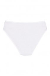 12 Adet Yıldız Bayan Bambu Bikini Külot Beyaz 3910 - 2