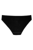 12 Adet Yıldız Bayan Bambu Bikini Külot Siyah 3911 - 2