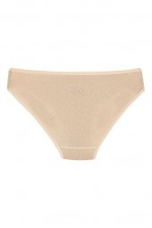 12 Adet Yıldız Bayan Bambu Bikini Külot Ten 3913 - 2