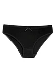 12 Adet Yıldız Bayan Bambu Bikini Külot Siyah 3911 - 1