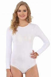 Moda Twins Bayan Uzun Kol Çıtçıtlı Body 244 - 1