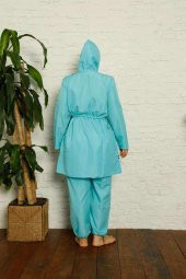 Moda çizgi Tam Tesettür Büyük Beden Mayo 32002 - 3