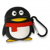 Airpods Karakterli Silikon Kılıf - Penguen - 1