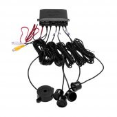 7" KAMERALI PARK SENSÖRÜ  + 4 SENSÖR KOMPLE SET GRİ - 7