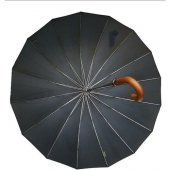 Ahşap Sap Lüx Baston Şemsiye thumbnail 4