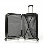 Ox Florence 3 lü Siyah Valiz Seti (Büyük + Orta + Kabin ) - 2
