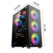 İzoly K303 i7-860 16GB 256GB SSD GT 740 4GB GDDR5 24" Oyuncu Masaüstü Bilgisayarı - 6