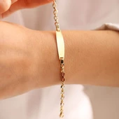 Altın Çocuk Bileklik Sonsuzluk Form Mine - 1