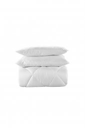Şeker Portakalım Clasy Çift Kişilik Microfiber Silikon Elyaf Yorgan Ve 2 Adet Silikon Yastık - 2