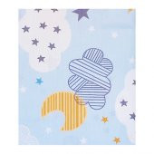 Caramell Basic Mix Bebek Emzirme Örtüsü - Mavi - 1