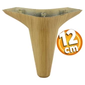 Aspen Lüks Mobilya Kanepe Koltuk Tv Ünitesi Baza Çekyat Ayağı Ayakları 12 Cm Açık Kahverengi Ayak - 1