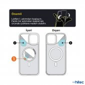 ScHitec İphone 13 Magsafe Özellikli Şeffaf Kılıf thumbnail 2