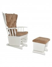 Asedia Mama Puflu Lake Kahverengi Minderli Sallanan Sandalye Emzirme Koltuğu thumbnail 1