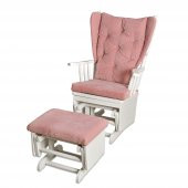 Asedia Mama Puflu Lake Pembe Minderli Sallanan Sandalye Emzirme Koltuğu thumbnail 1