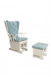 Asedia Mama Puflu Lake Turkuaz Minderli Sallanan Sandalye Emzirme Koltuğu thumbnail 1