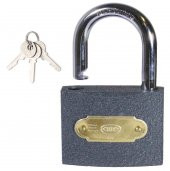 Asma Kilit Döküm 38 mm 3 Anahtarlı Gri - 1