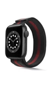 Apple Watch Ultra 49mm Uyumlu KRD-01 Metal Kasa Tel Örgü Mıknatıslı Kordon - 8