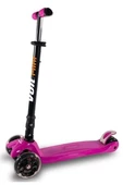 Voit Mini Led Işıklı 3 Teker Scooter -Fuşya - 1