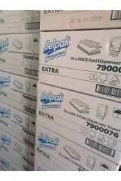 Selpak Extra Z Katlama Katlı Kat Dispenser Havlu 2400 Adet - 2