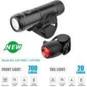 Eastpower LW-F600-R20 700-20 Lümen USB Şarjlı Bisiklet Ön Far Işık - 2