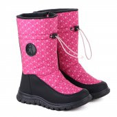 Vojo Ria Sıcak Astarlı Rahat Taban Fermuarlı Çocuk Kar Botu - 1