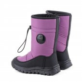 Vojo Ria Sıcak Astarlı Rahat Taban Fermuarlı Çocuk Kar Botu - 12