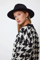 Yuvarlak Taşlı Gümüş Küpe - 2