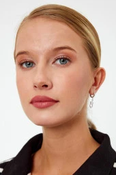 Baykuş Model Gümüş Küpe - 4