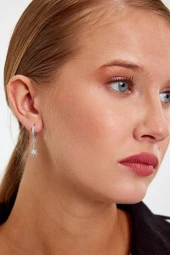 Güneş Model Gümüş Kolye - 8