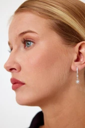 Güneş Model Gümüş Kolye - 9