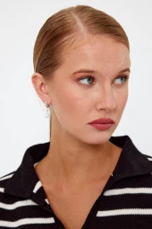 Güneş Model Gümüş Kolye - 10