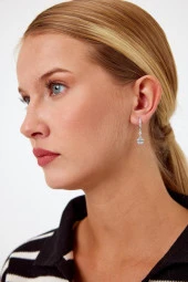 Yonca Model Gümüş Küpe - 11