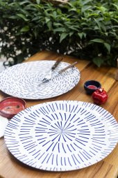 Mart Home Blue Fokai Oval Servis Tabağı - 2