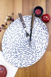 Mart Home Bluen Oval Servis Tabağı - 1