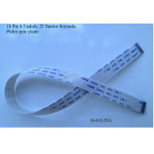 Awm 20624 80C 60V Vw-1 Flex Şerit Kablo 18 Pin 25Cm 18-0.5-25A thumbnail 1