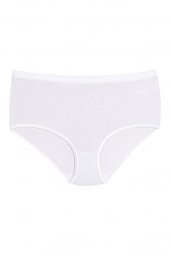 12 Adet Yıldız Bayan Bambu Bato Külot Beyaz 3945 thumbnail 1